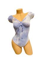 Baby Blue Tie Dye One Piece Bodysuit