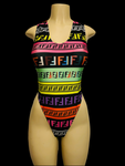 Designer Exotic Dancewear Bodysuit